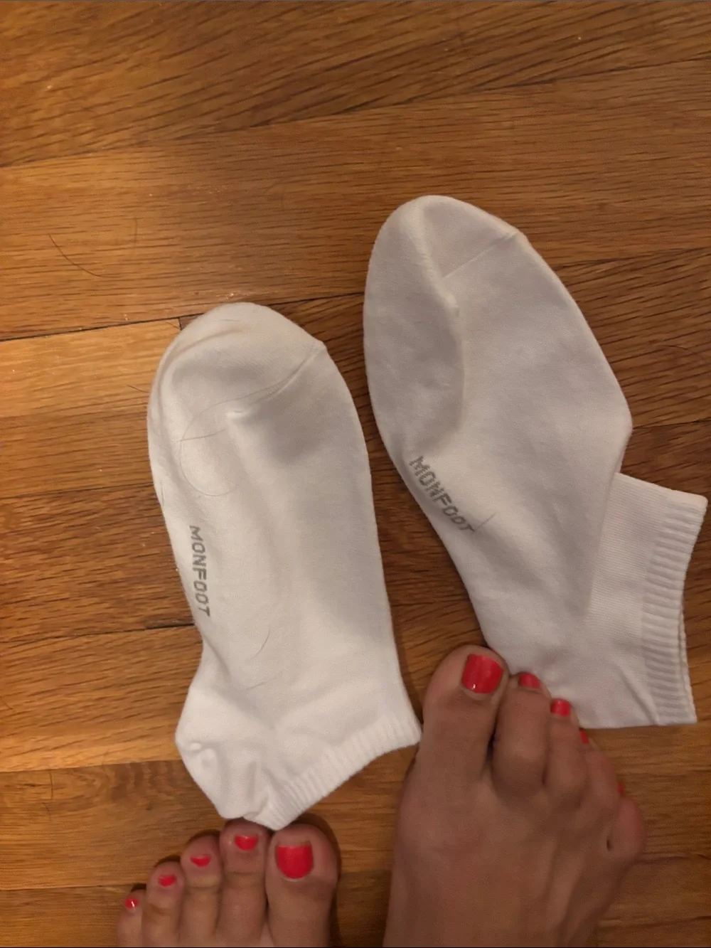 white ankle socks